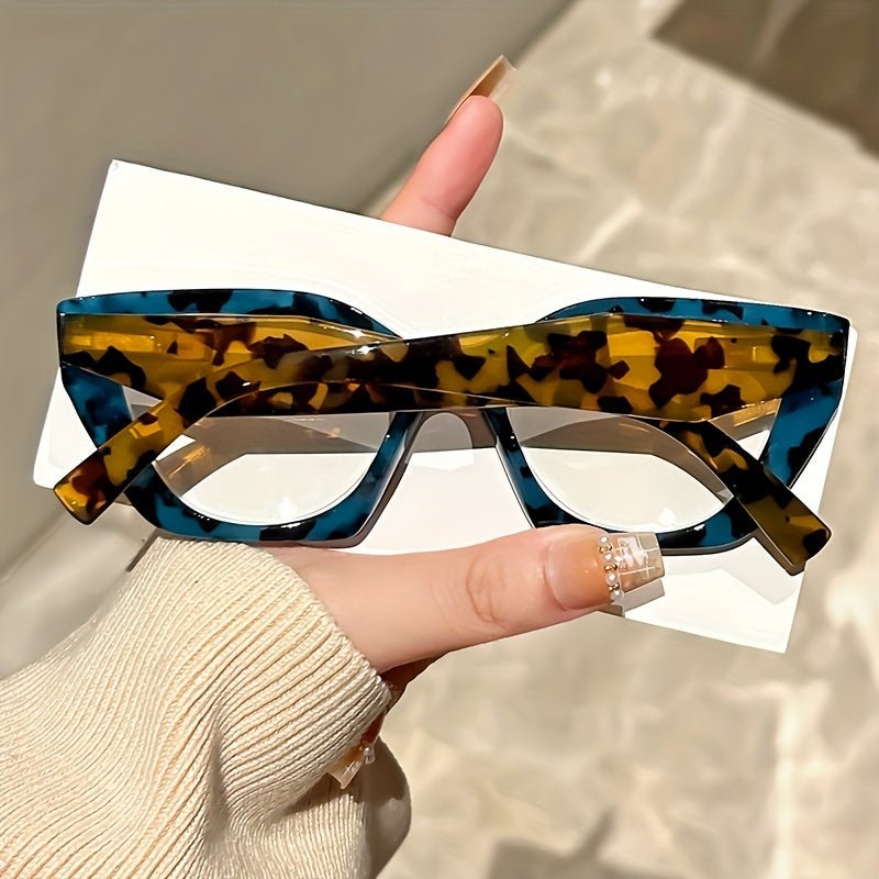 Square Glasses Frames - Unisex Retro Acetate Eyewear for Women & Men - HalleBeauty